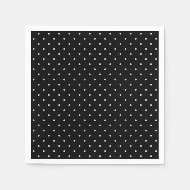 Change Grey Polka Dots Any Colour Click Customise Napkin (Front)