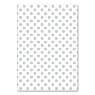 Change Grey Polka Dots Any Colour Click Customise Table Number