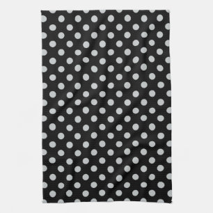 Change Grey Polka Dots Any Colour Click Customise Tea Towel