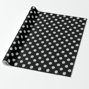 Change Grey Polka Dots Any Colour Click Customise Wrapping Paper