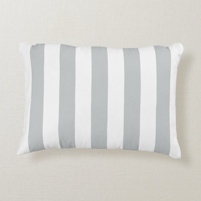 Change Grey Stripes to  Any Colour Click Customise Decorative Cushion (Back)