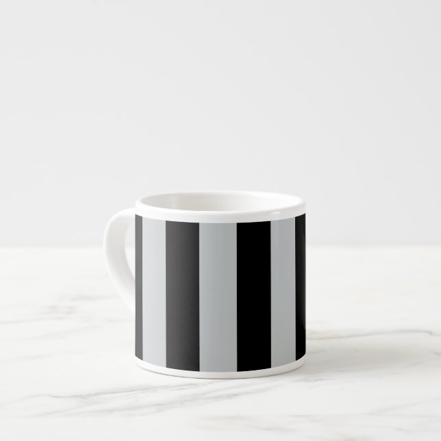 Change Grey Stripes to  Any Colour Click Customise Espresso Cup (Front Left)