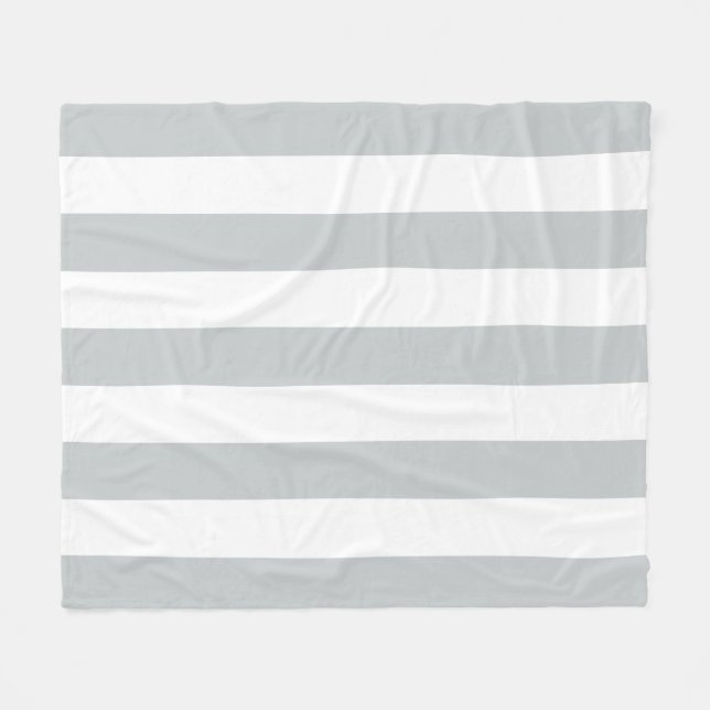 Change Grey Stripes to  Any Colour Click Customise Fleece Blanket (Front (Horizontal))