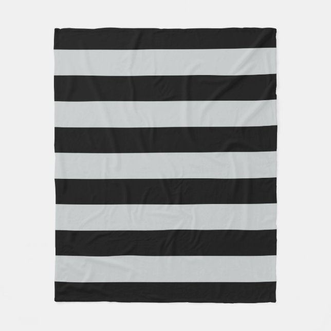 Change Grey Stripes to  Any Colour Click Customise Fleece Blanket (Front)