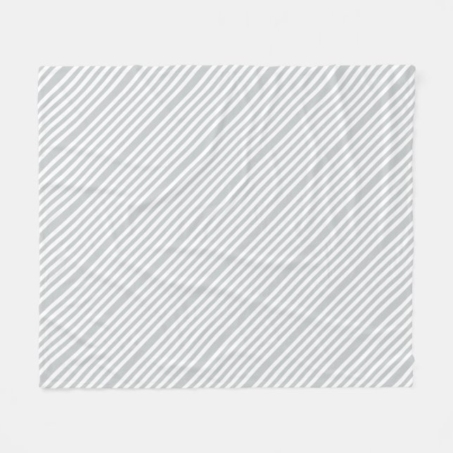 Change Grey Stripes to  Any Colour Click Customise Fleece Blanket (Front (Horizontal))