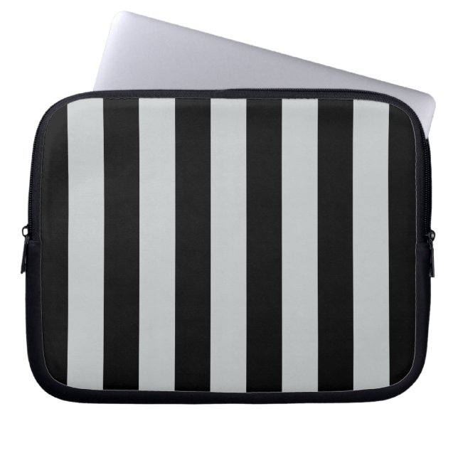 Change Grey Stripes to  Any Colour Click Customise Laptop Sleeve (Front)