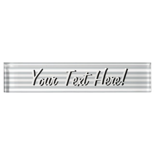 Change Grey Stripes to  Any Colour Click Customise Nameplate (Front)