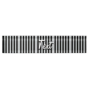 Change Grey Stripes to Any Colour Click Customise Nameplate