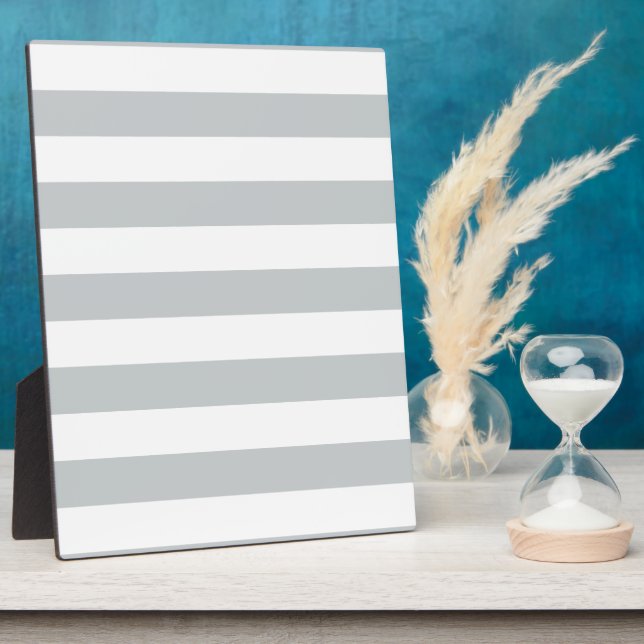 Change Grey Stripes to  Any Colour Click Customise Plaque (Side)