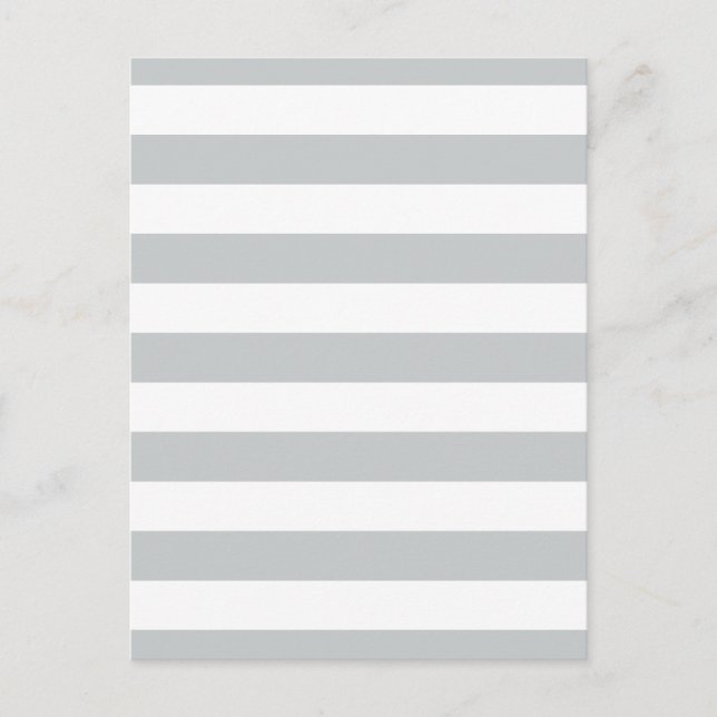 Change Grey Stripes to  Any Colour Click Customise Postcard (Front)