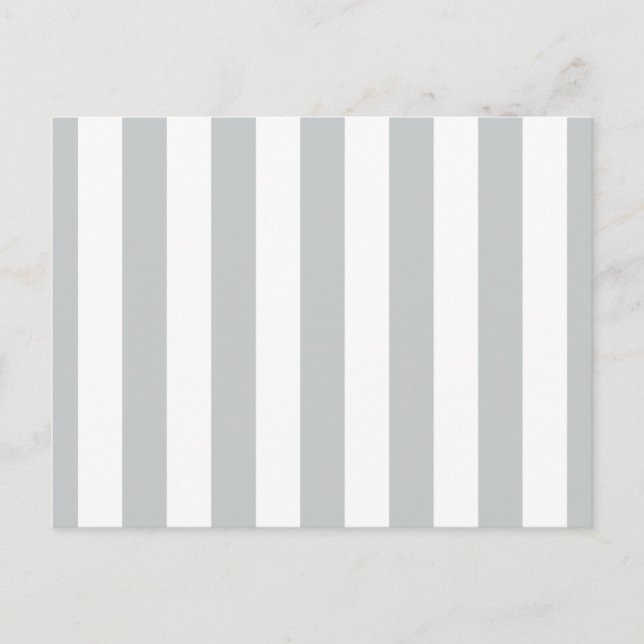 Change Grey Stripes to  Any Colour Click Customise Postcard (Front)