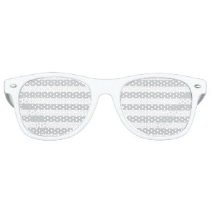 Change Grey Stripes to  Any Colour Click Customise Retro Sunglasses