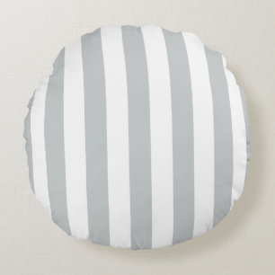 Change Grey Stripes to  Any Colour Click Customise Round Cushion