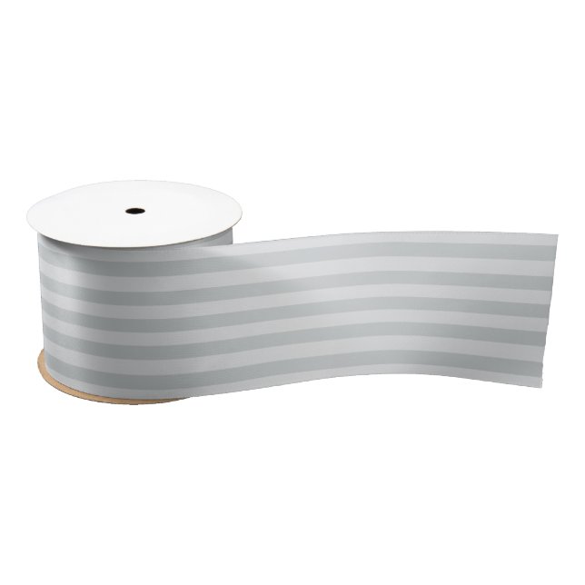 Change Grey Stripes to  Any Colour Click Customise Satin Ribbon (Spool)
