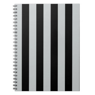 Change Grey Stripes to  Any Colour Click Customise Spiral Notebook