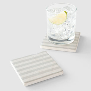 Change Grey Stripes to  Any Colour Click Customise Stone Coaster