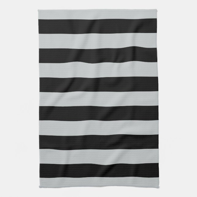 Change Grey Stripes to  Any Colour Click Customise Tea Towel (Vertical)