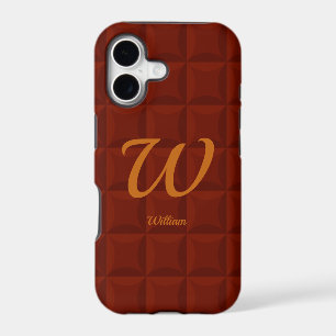 Change Initial, Add (delete) Name, Brown Cushioned