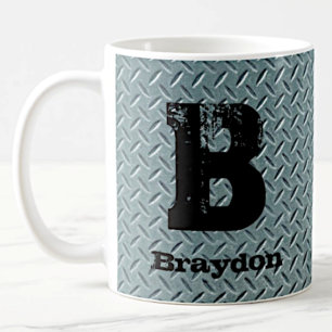 Change Initial Add Name A B C D E F G Metal Plate Coffee Mug