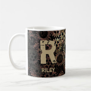 Change Initial Add Name O P Q R S T Rusty Gears Coffee Mug