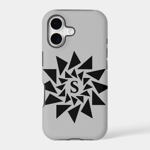 Change Initial, Geometric Triangles, Black White,
