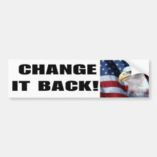 Change it Back! Bumper Sticker