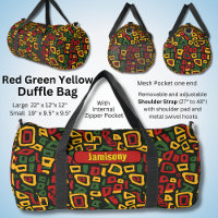 Change Name, Red Green Yellow Black Geometric