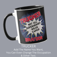 Change Name Text, TRUCKER Not All Superheroes