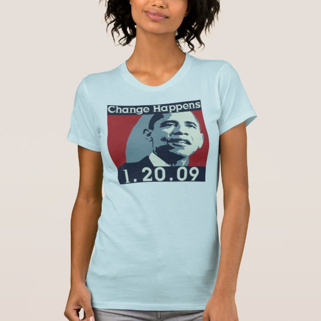 Change Obama Woman's T-shirt (Front)