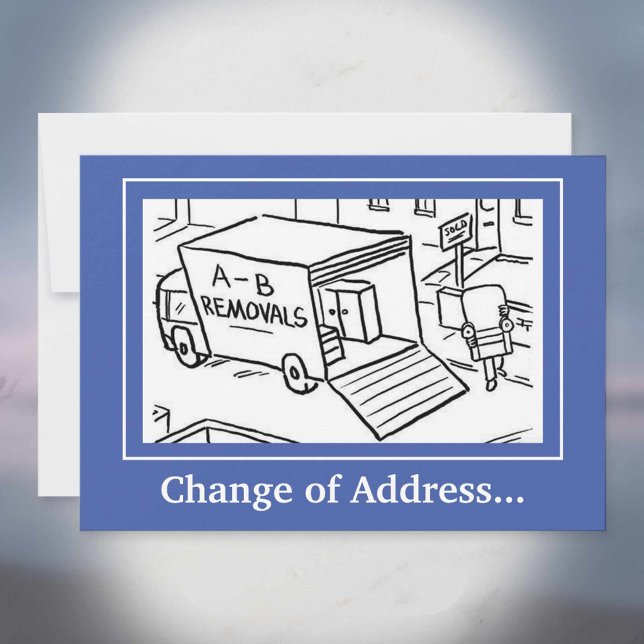 Change of Address Announcement Card. (Creator Uploaded)
