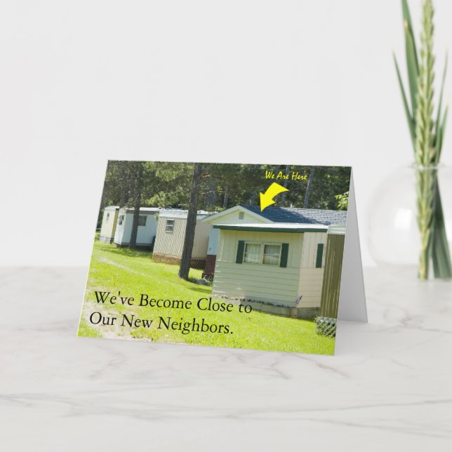 Change of Address Card: Close Neighbours Announcement (Front)