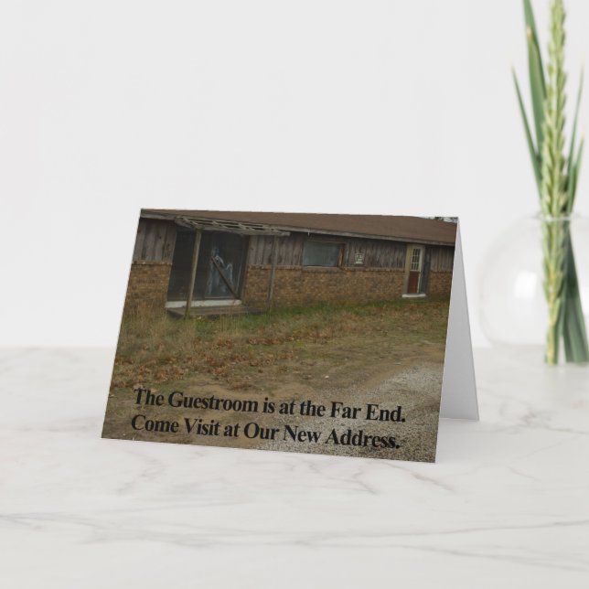 Change of Address Card: Guestroom Announcement (Front)