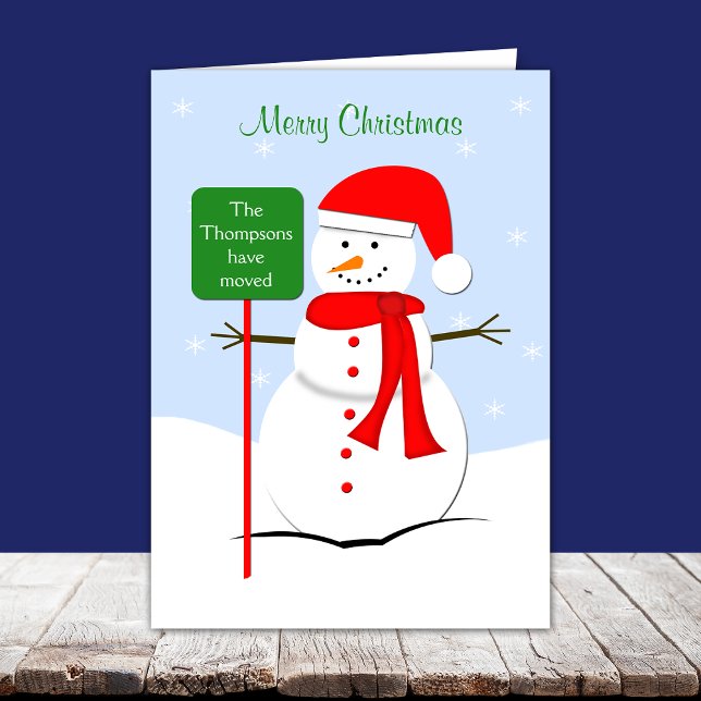 Change of Address Christmas Card (Creator Uploaded)