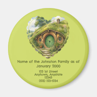 Change of Address Cottagecore Fridge Magnet