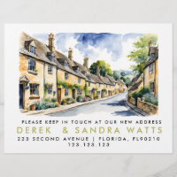 change of address,d moved announcement cotswold
