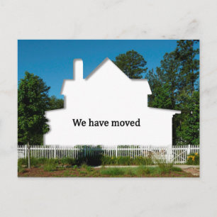 Change of address idea: We have moved, Announcement Postcard