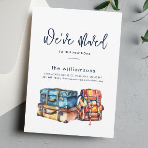 Change of Address Minimalist Moving Announcement