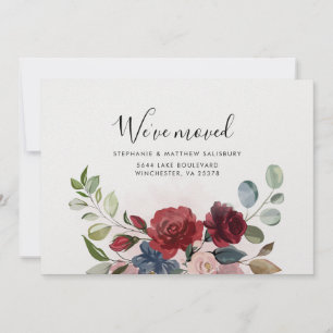 Change of Address Moving  Announcement