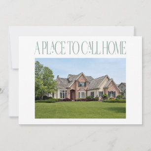 Change of Address New Modern Home Photo Moving  Announcement