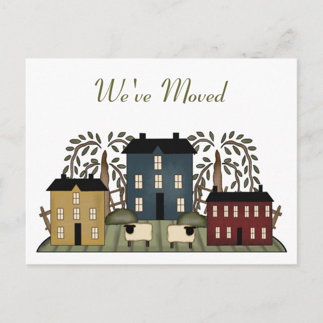 Change of Address Post Card (Front)