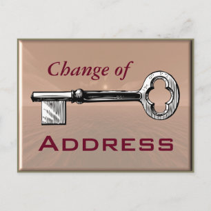 Change of Address - postcard