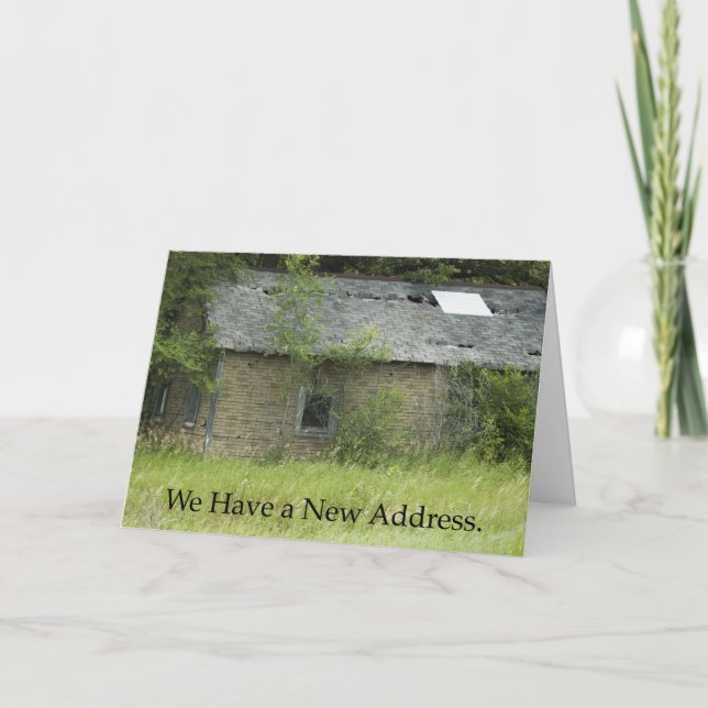 Change of Address: Roof Needs Work Announcement (Front)