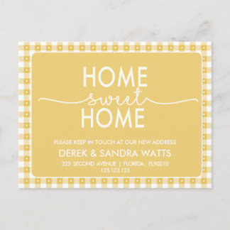 Change of address we have moved house rustic announcement postcard