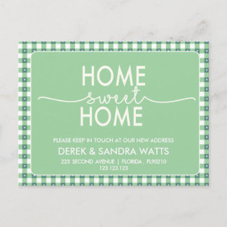 Change of address we have moved house rustic announcement postcard