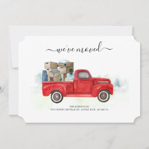 Change of Address We've Moved Script Modern Moving Announcement