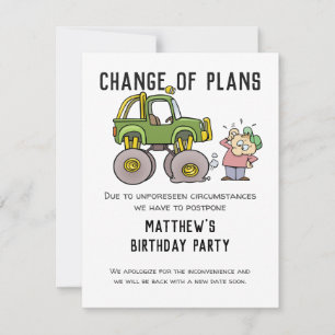 Change Of Plans Party Cancellation Postpone Humour