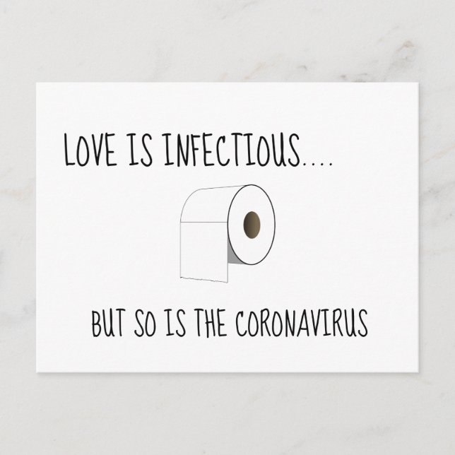 Change of plans postponed or cancelled wedding postcard (Front)