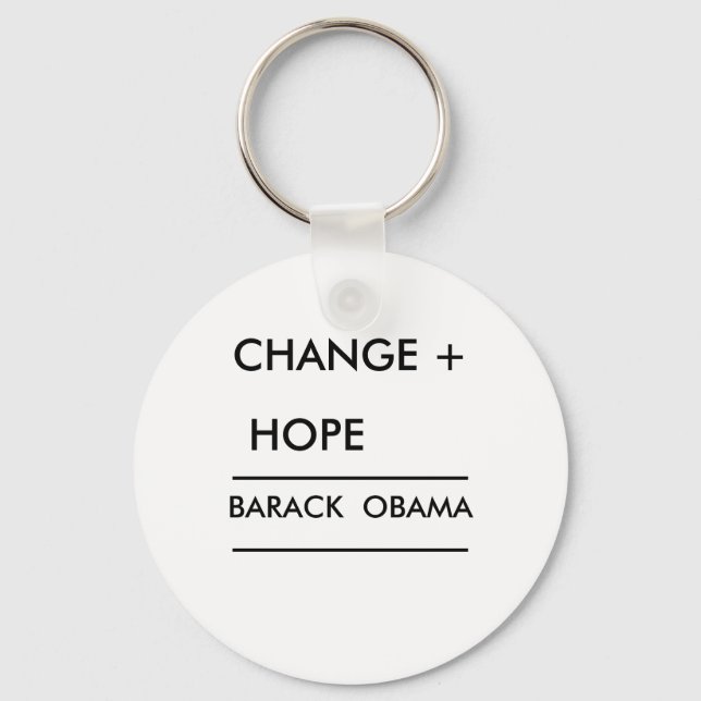 CHANGE PLUS HOPE Keychain (Front)