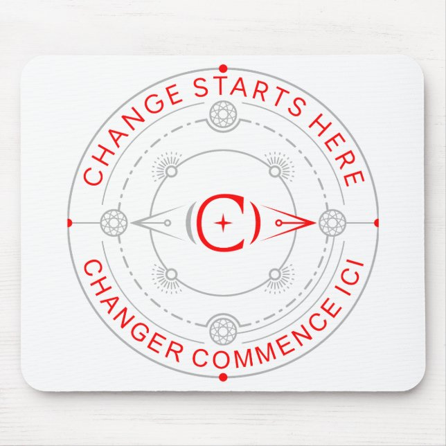 Change Starts Here Mouse Pad (Front)