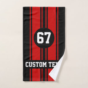 Change Stripe Color & Year To Match Car - Use Edit Hand Towel
